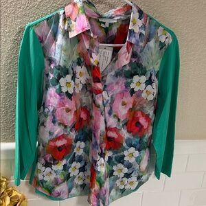 Hinson Wu Blouse . NEW with Tags. Size small can fit medium